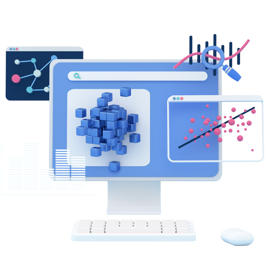 Data Visualization & AI/ML Analysis Icon